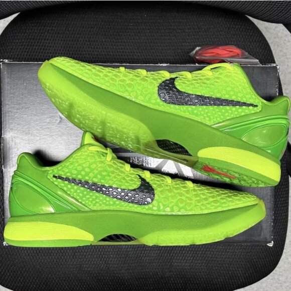 Nike Zoom Kobe 6 Protro Low Grinch - Picture 1 of 6